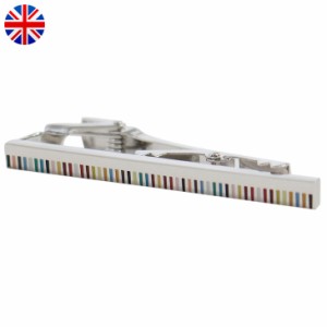 ポールスミス ネクタイピン タイバー TIEPIN MLT EDGE ストライプ ビジネス お洒落 スーツ 上品 Paul Smith M1A-TPIN-ADEDGE【新品】