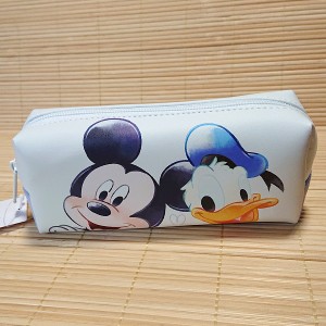 ミッキー＆ドナルド BOX型ペンケース ディズニー/302562 筆箱 Disney 文房具