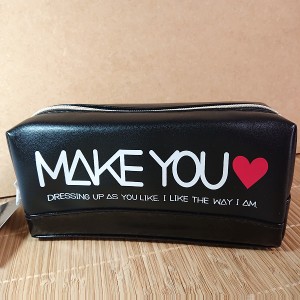 MAKE YOU #BOXペンケース（ブラック）37558/筆箱 文房具 メイクユー 合皮