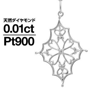 ダイヤモンド ネックレス プラチナ900 天然ダイヤ 【レビューを書いてポイント+3％】 品質保証書 金属アレルギー 日本製 プレゼント ギフ