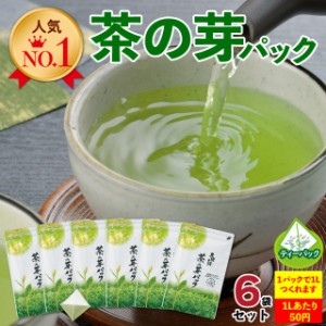 静岡茶 水出し お茶 緑茶 静岡茶 冷茶 茶の芽パック 5g×20ヶ入 6袋セット 送料無料 ティーパック ティーバッグ 深蒸し茶 静岡深むし新茶