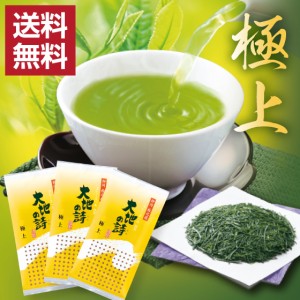 静岡茶 深むし茶 極上 100g×3袋セット プレゼント ギフト お中元 御中元 プレゼント 日本茶 煎茶 高級 お徳 緑茶 ギフト 深蒸し茶 健康