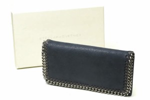 Stella McCartney ステラマッカートニー Falabella Continental Wallet ファラベラ ロングウォレット 235642 W9132 4061 ネイビー 長財布