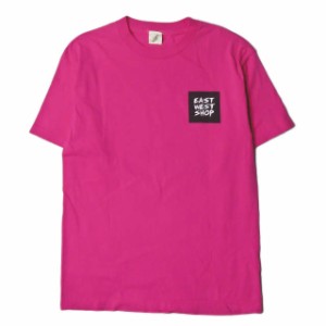 East/West Shop イーストウエストショップ IMA:ZINE取り扱い ボックスロゴTシャツ M ピンク 半袖 VINTAGE トップス