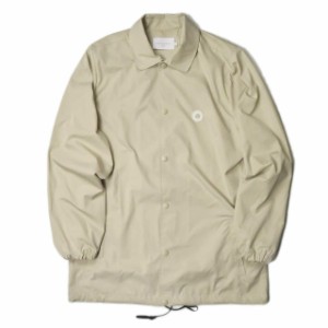 DROLE DE MONSIEUR ドロールドムッシュ NFPM JACKET ロゴプリントコーチジャケット S ベージュ ナイロン ブルゾン アウター