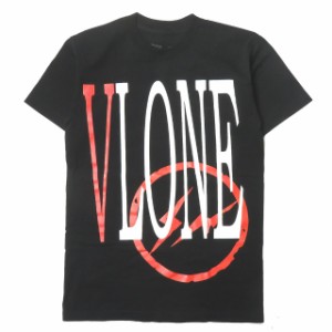 VLONE x FRAGMENT DESIGN ヴィーロン フラグメントデザイン Staple T-Shirts ステープルTシャツ M ブラック エイサップ バリ