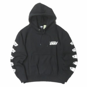 SSZ x VANS エスエスゼット エスエスズィー バンズ 別注 裏VANS HOODIE スウェットプルオーバーパーカー XS ブラック BEAMS