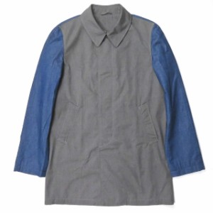 uniform experiment ユニフォームエクスペリメント DENIM SLEEVE SOUTIEN COLLAR COAT デニムスリーブステンカラーコート UE-134016 1