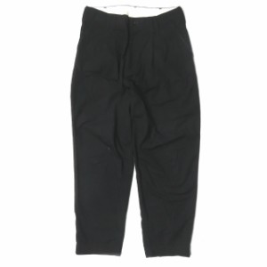 HUMIS ヒューミス 日本製 CHEMICAL 2TUCK PANTS ケミカル3タックパンツ M-PT702 S ブラック リップストップ ボトムス