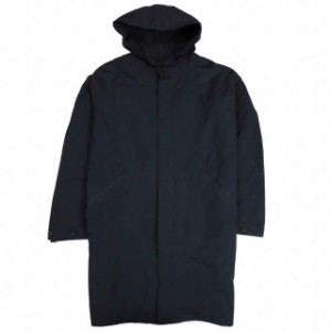 ALLEGE アレッジ 日本製 HOODED COAT ポリエステル/ナイロン フードコート AH16W-CO03 2 ダークネイビー オーバーサイズ アウター