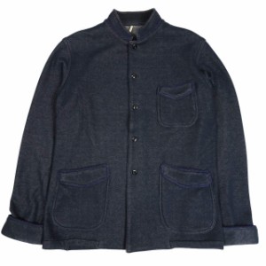 ms braque エムズブラック 日本製 STAND COLLAR CHINA SHIRTS JACKET スタンドカラーチャイナシャツジャケット 162311 38 ネイビー