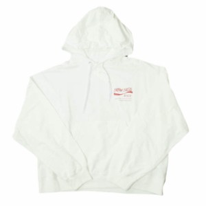 新品 NEON SIGN ネオンサイン 19SS KOKAKOLA HOODIE コカコーラフーディ No.1055 46 Bright White オーバーサイズ プルオーバー パーカー