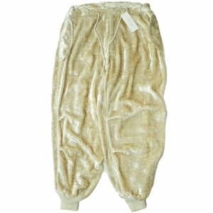 新品 NEON SIGN ネオンサイン 日本製 VELVET SNOW PANTS ベルベットスノーパンツ No.0741 46 GOLD ベロア イージー ボトムス