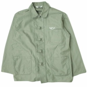 WELCOME RAIN ウェルカムレイン 21AW 日本製 COVER ALL JACKET チャイナボタン カバーオールジャケット 2 GRAY KHAKI ブルゾン アウター