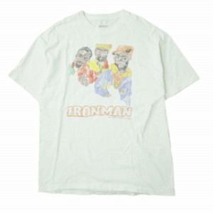 BUTTER GOODS x LABOR バターグッズ レイバー 別注 IRONMAN TEE プリントTシャツ XL ホワイト 半袖 トップス