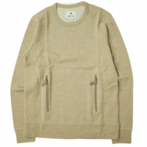 新品 snow peak スノーピーク D/F Wool Knit Pullover ウールニットプルオーバー SW-15AU301 XS(JPN) Beige セーター クルーネック