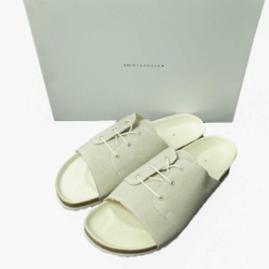 新品 SHINYA KOZUKA シンヤコヅカ 22SS 日本製 POSTMAN CANVAS SANDAL ポストマンキャンバスサンダル 2201SK72 42(26.5-27.5cm) BEIGE