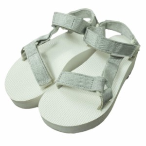 TEVA テバ W FLATFORM UNIVERSAL フラットフォームユニバーサル ストラップサンダル F3015E US5(22cm) SILVER 厚底 スポーツサンダル