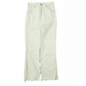 Wrangler x BEAUTY&YOUTH ラングラー ビューティーアンドユース 別注 スリットデニムパンツ WS8164 S OFF WHITE ジップフライ カットオフ