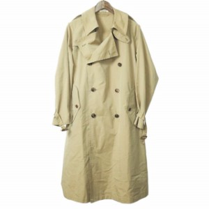 AURALEE オーラリー 20SS 日本製 FINX POLYESTER BIG TRENCH COAT フィンクスポリエステル ビッグトレンチコート A20SC01FP 3 BEIGE