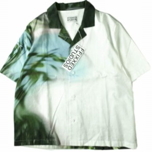 新品 FFIXXED STUDIOS フィックスステュディオス 21SS BOWLING SHIRT - WULAI PRINT 鳥来プリント ボーリングシャツ SS21MENSHT05 S