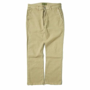 HURRAY HURRAY フレイフレイ フレーフレー 日本製 BS Flared Pants バックサテンフレアチノパンツ C5018 2 ベージュ ボトムス