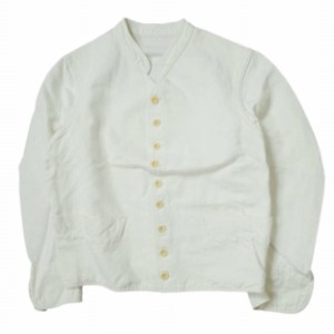 ANATOMICA アナトミカ フランス製 DOLMAN JACKET - PANAMA COTTON パナマコットン ドルマンジャケット 2 WHITE ドールマン リネン