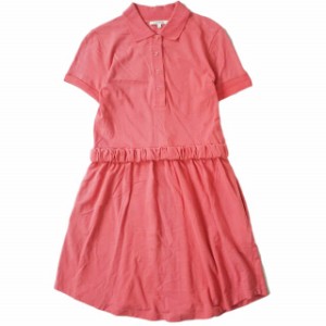 CARVEN カルヴェン カルベン 鹿の子ポロシャツワンピース M ピンク 半袖 トップス