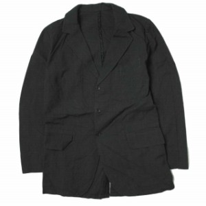 ANATOMICA アナトミカ フランス製 CAVALIER - COTTON STRIPE キャバリエ コットンストライプ3Bジャケット 48 BLACK テーラード アウター