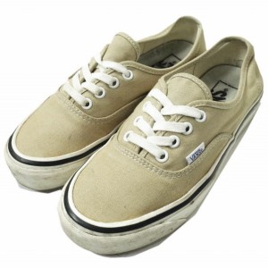 VANS バンズ STYLE 44 AUTHENTIC DX オーセンティック US5.5(23.5cm) BEIGE キャンバス Anaheim Factory Collection スニーカー シューズ