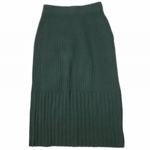 Pilgrim Surf+Supply ピルグリム サーフ+サプライ 22AW Alexa Knit Skirt リブ編みニットスカート 37-27-0087-793 DARK TEAL BEAMS