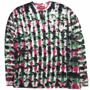 SUPREME シュプリーム 21SS Dyed Bear L/S Top タイダイ染めベアープリントロングスリーブTシャツ S WHITE 長袖 トップス