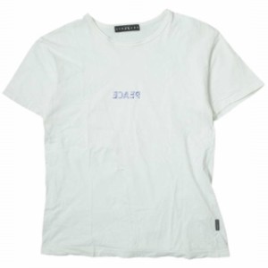 roarguns x ROYAL FLASH ロアーガンズ ロイヤルフラッシュ 21SS 別注 PEACE LOGO S/S TEE ロゴプリントTシャツ 21SGT-11RF 2 ホワイト