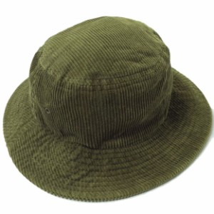 MEGA CAP メガキャップ コーデュロイバケットハット XL(内周約59-60cm) OLIVE 帽子
