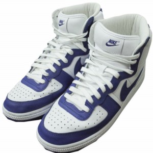 COMME des GARCONS HOMME PLUS x NIKE 23SS 別注 TERMINATOR HIGH SP ターミネーター ハイ FD4159-100 US9(27cm) WHITE/NAVY シューズ