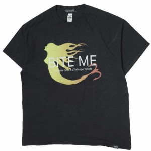 CHALLENGER x CAPTAINS HELM チャレンジャー キャプテンズヘルム 別注 BITE ME TEE マーメイドプリントTシャツ XL ブラック トップス