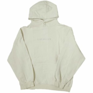 cvtvlist カタリスト 21AW Logo Embroidery Hoodie 表裏切り替え ロゴ刺繍 スウェットプルオーバーパーカー 21FW0303 46 ベージュ CTLS