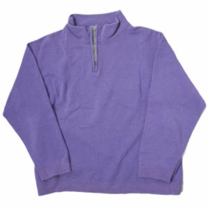 FILL THE BILL FOR STEVEN ALAN フィルザビル スティーブンアラン ZIP SWEAT PULLOVER ハーフジップスウェットプルオーバー 2 パープル