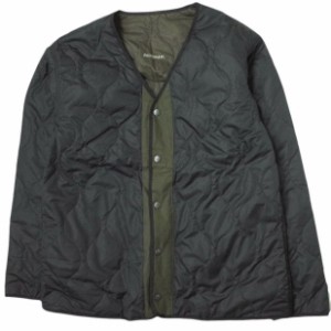 RICEMAN ライスマン REVERSIBLE QUILTED JACKET リバーシブルキルティングジャケット BLACK/OLIVE ブルゾン アウター