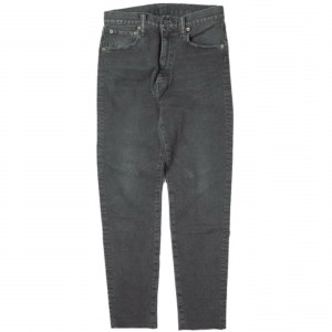 H BEAUTY&YOUTH エイチ 日本製 BLACK DENIM 5P SKINNY PANTS カットオフスキニーデニムパンツ 1214-299-7204 S ブラック ジーンズ