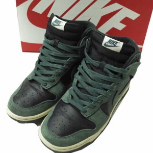 NIKE ナイキ 23SS DUNK HI RETRO PRM ダンクハイ レトロ プレミアム DQ7679-002 US8.5(26.5cm) BLACK/FADED SPRUCE-BLACK スニーカー