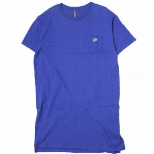 SCYE BASICS サイベーシックス 日本製 ポケットTシャツワンピース 5215-21962 38 ブルー 半袖 トップス