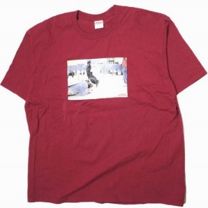 SUPREME シュプリーム 22AW アメリカ製 Pope.L Training Crawl Tee ポープL トレイニングクロールTシャツ XL Cardinal 半袖 MADE IN USA