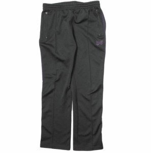 Needles ニードルス Narrow Track Pant - Poly Smooth ナロートラックパンツ ポリスムース M ブラック/パープル イージー ジャージ