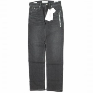 新品 Calvin klein Jeans カルバンクラインジーンズ Body Jeans ロゴプリント スキニーデニムパンツ J319892 28 Black ジップフライ