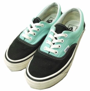 VANS バンズ ERA 95 DX - ANAHEIM FACTORY COLLECTION エラ US5.5(23.5cm) BLACK/AQUA キャンバス STYLE 95 ULTRA CUSH スニーカー