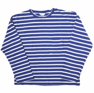 UNUSED アンユーズド Long Sleeve Border Pocket T-shirt ロングスリーブボーダーポケットTシャツ US1258 1 BLUE/WHITE 長袖 カットソー