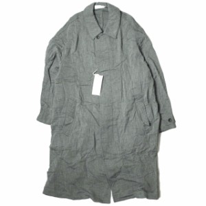 新品 Graphpaper グラフペーパー Gauze Oversized Soutien Collar Coat ガーゼオーバーサイズステンカラーコート GU191-10038 2 D.GRAY