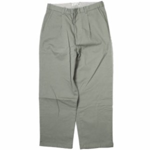 Steven Alan スティーブンアラン 日本製 STRETCH DRILL SUPER BAGGY TAPERED スーパーバギーテーパードパンツ 8114-217-0077 L グレー