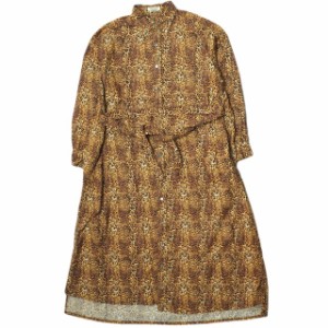 Engineered Garments エンジニアードガーメンツ 19AW BD Shirt Dress - Leopard Print レオパードプリント シャツドレス 1 ワンピース